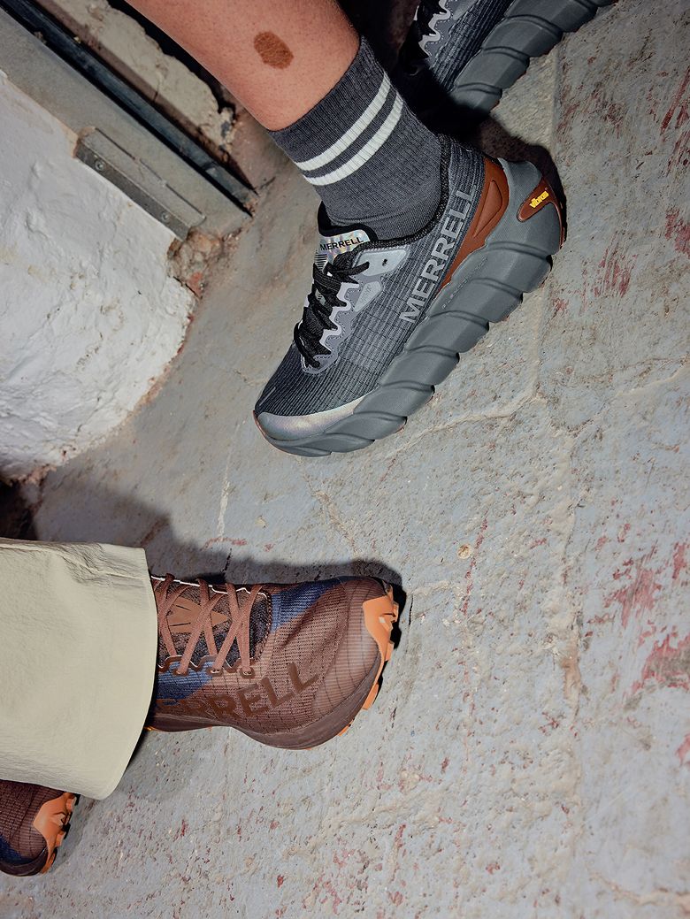 People wearing Merrell Apparel